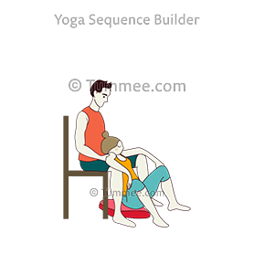 Assisted Squat Pose Chair Yoga| Yoga Sequences, Benefits, Variations