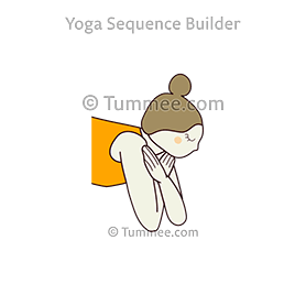 bent elbows floor hands opposite shoulders close up (Kehuni Nama Floor Hasta Opposite Kandra Close Up)