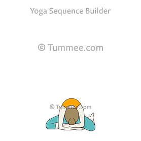 bharadvaja twist pose ii prep variation forward bend (Bharadvajasana Ii Prep Variation Uttanasana)