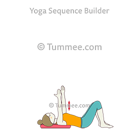 constructive rest pose arms raised movement head back backmitra (Savasana Nata Pada Urdhva Hasta Movement Sirsa Prshtha Backmitra)