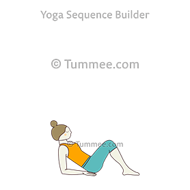 easy boat pose forearms (Sahaja Navasana Forearms)