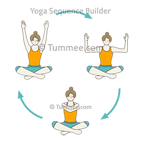 easy pose dirty t shirt arms flow (Sukhasana Dirty T Shirt Hasta Vinyasa)