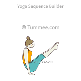 elevated boat pose (Utthita Navasana)