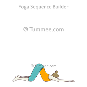 extended puppy dog pose (Uttana Shishosana Variation)