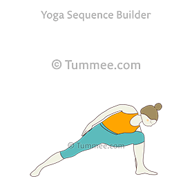 extended side angle pose variation arm down (Utthita Parsvakonasana Variation Arm Down)