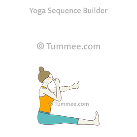 eye exercise thumb to nose