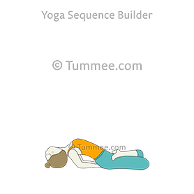 fish pose variation lotus elbows (Matsyasana Variation Padmasana Elbows)