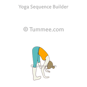 forward fold feet inward (Uttanasana Feet Inward)