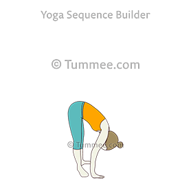 forward fold feet outwards (Uttanasana Feet Outwards)