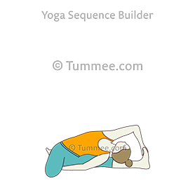 gate pose variation hand below thigh (Parighasana Variation Hasta Below Thigh)