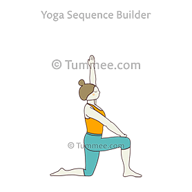 Variationsutfall med grindposition (Parighasana Variationsutfall)