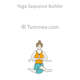 cow face pose variation 2 (Gomukhasana Variation 2)