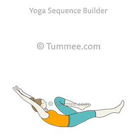 Hatha 11 yoga sequence with half boat pose knee to nose arms overhead is a yoga sequence which has 53 poses...