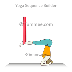 Half Headstand Pose Feet Aerial (Ardha Sirsasana Pada Aerial) Titles