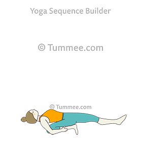 half wind release pose knee side (Ardha Pavan Muktasana Janu Parsva)