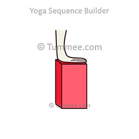 hand on block close up