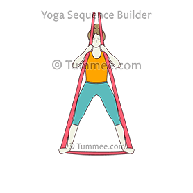 Chandelier aerial dance yoga sequence is a yoga sequence which has 47 poses...