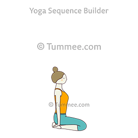 intoxicating bliss pose (Ananda Madirasana)