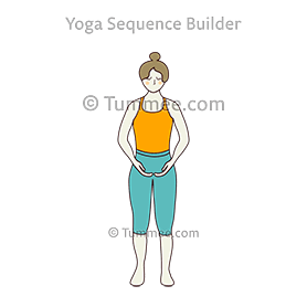 Kids yoga sequence with mountain pose palms up belly is a yoga sequence which has 8 poses...