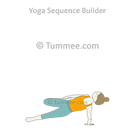 partridge pose on forearm (Kapinjalasana On Forearm)