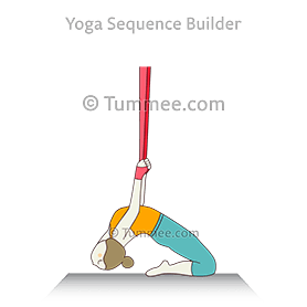 Pigeon pose aérienne (Kapotasana Aerial)