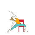 Warrior Pose Ii Chair Yoga (Virabhadrasana Ii Chair) | Yoga Sequences ...
