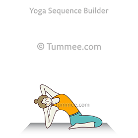 revolved hero pose bound hands elbow floor (Parivrtta Virasana Baddha Hasta Kehuni Floor)