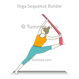 sauge visvamitrasana aérienne (Visvamitrasana aérienne)