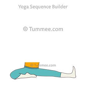 seated head to knee pose knee to side legs close up (Janu Sirsasana Parsva Janu Pada Close Up)