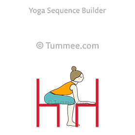 seated sphinx pose two chairs (Upavishta Salamba Bhujangasana Two Chairs)