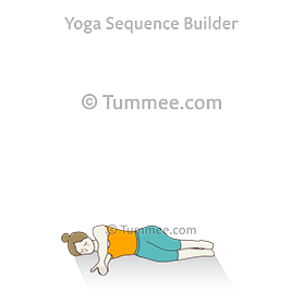 side reclined shoulder stretch a variation