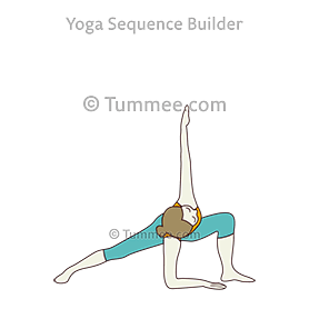 standing lunge pose revolved forward bend