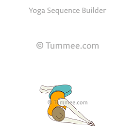 supine spinal twist pose ii arms extended side kali mudra (Supta Matsyendrasana Ii Utthita Hasta Parsva Kali Mudra)