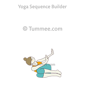 supine twist knee to armpit