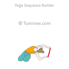 thunderbolt pose with side stretch (Vajrasana With Side Stretch)