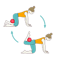Clam Shell Pose Legs Pilates Ring Flow Yoga (Shukti Asana Pada Pilates ...