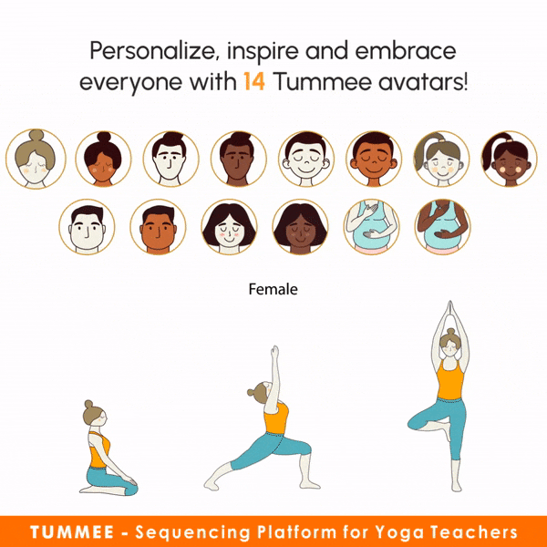 Inclusive Yoga Avatars