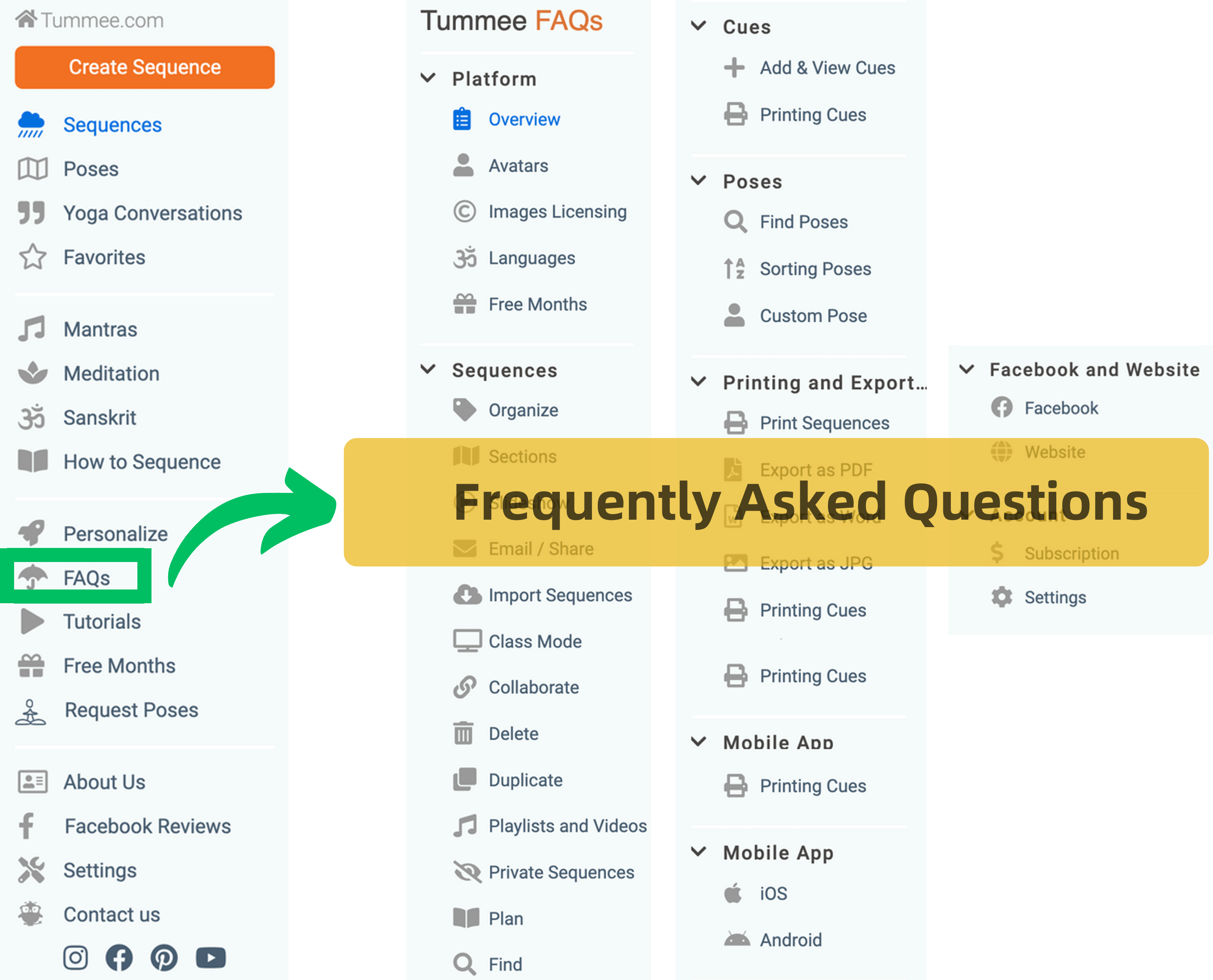 Navigating Queries through FAQs