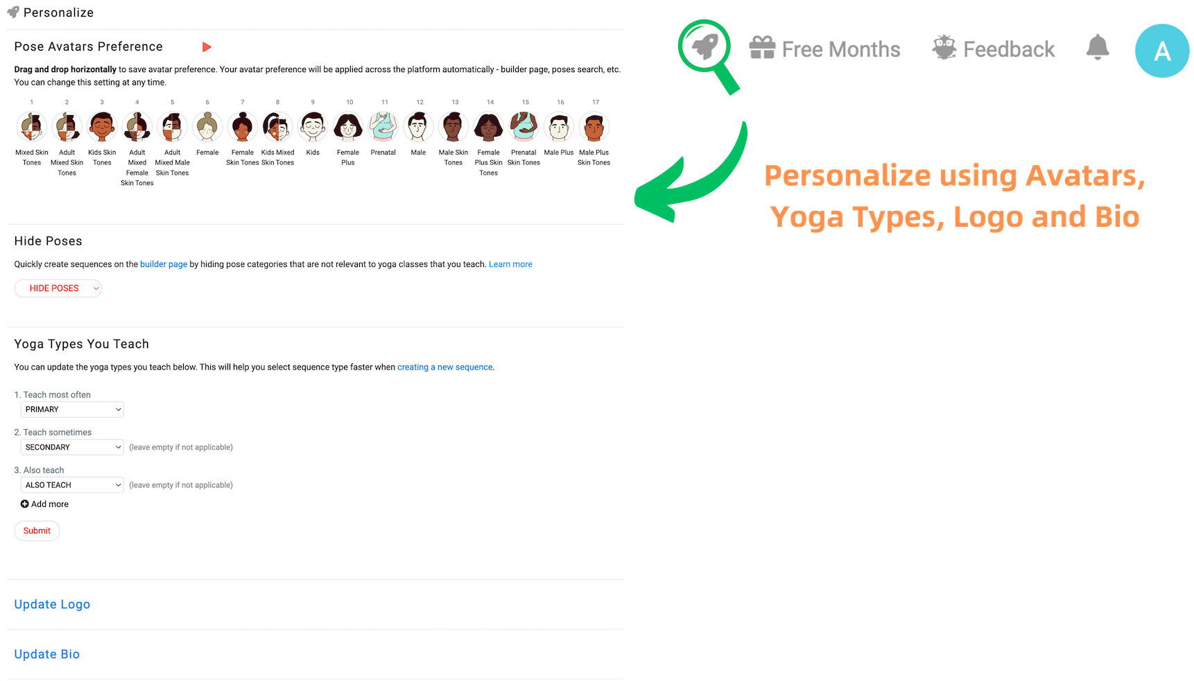 Easy Navigation with Icons