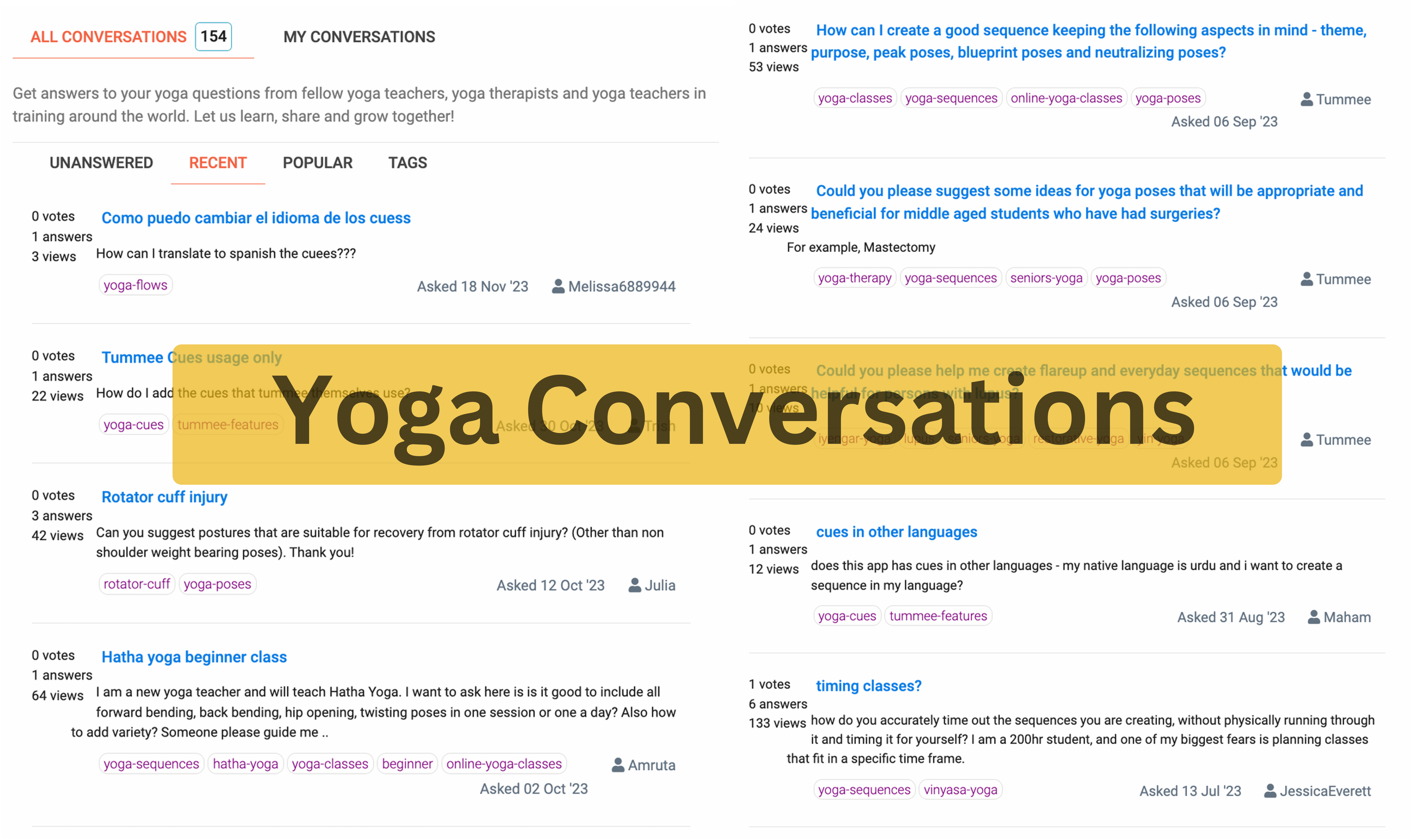 Q&A with Yoga Teachers