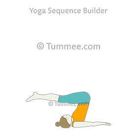 unsupported shoulderstand pose variation prep (Niralamba Sarvangasana Variation Prep)