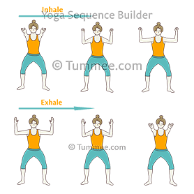 warrior breath i (Virabhadra Pranayama I)