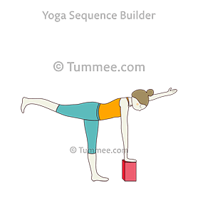 warrior pose iii with one hand extended (Virabhadrasana Iii With One Hand Extended)