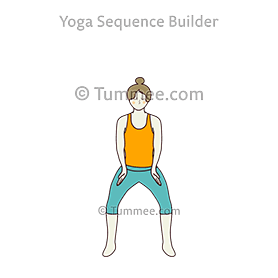 wide legged mid squat